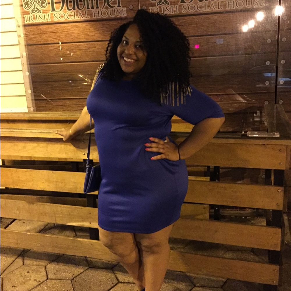 Blue dress
